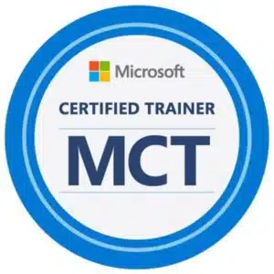 Badge officiel Microsoft Certified Trainer